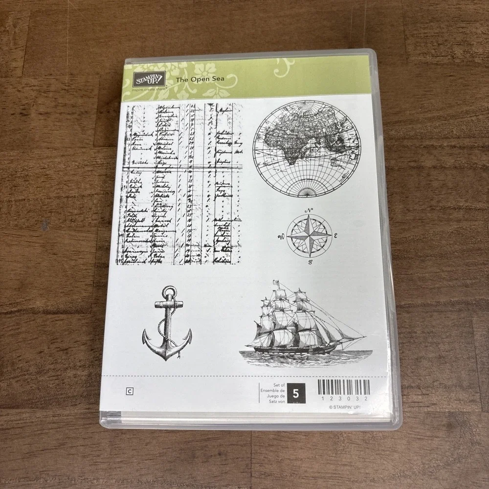 Stampin' Up! The Open Sea Stamp Set Globe Shop Anchor 123032